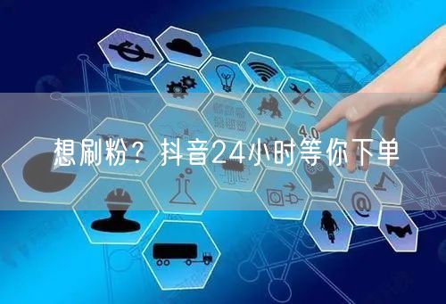 想刷粉？抖音24小时等你下单