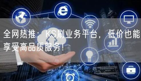 全网热推：KS刷业务平台，低价也能享受高品质服务！