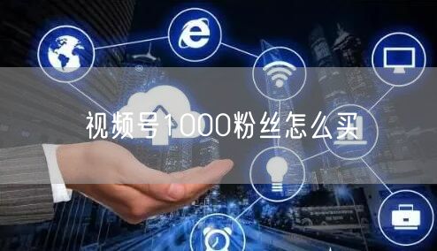 视频号1000粉丝怎么买