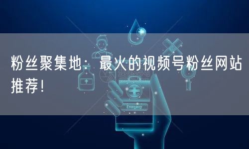 粉丝聚集地：最火的视频号粉丝网站推荐！