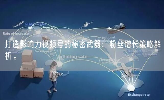 打造影响力视频号的秘密武器：粉丝增长策略解析。