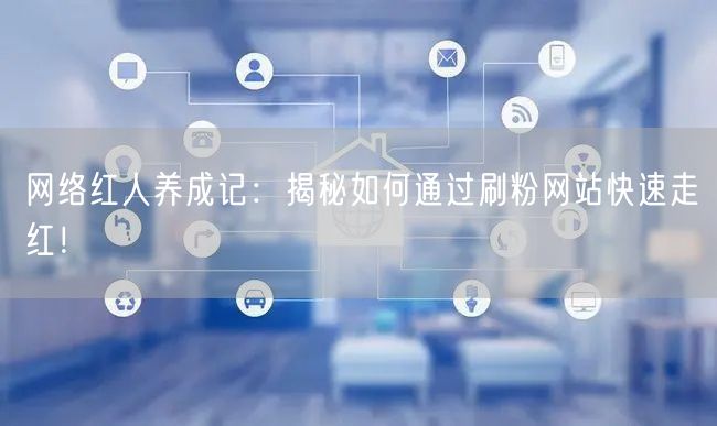 网络红人养成记：揭秘如何通过刷粉网站快速走红！