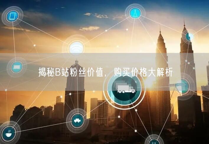 揭秘B站粉丝价值，购买价格大解析