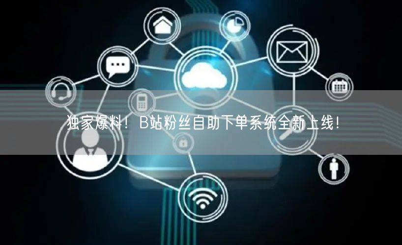 独家爆料！B站粉丝自助下单系统全新上线！