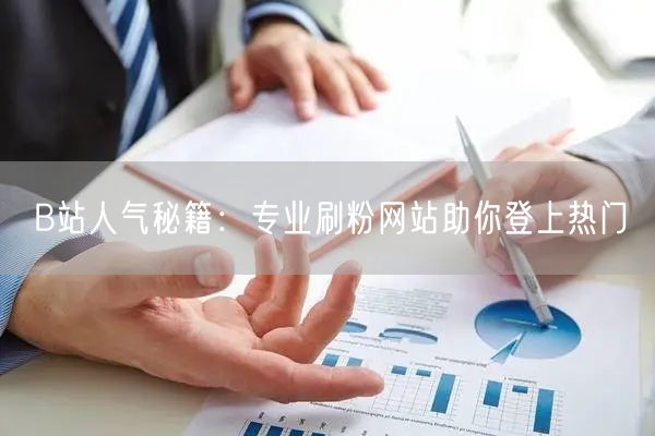 B站人气秘籍：专业刷粉网站助你登上热门