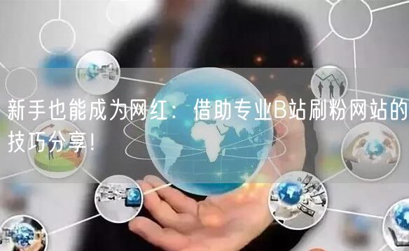新手也能成为网红：借助专业B站刷粉网站的技巧分享！