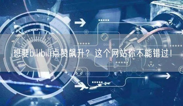 想要bilibili点赞飙升？这个网站你不能错过！